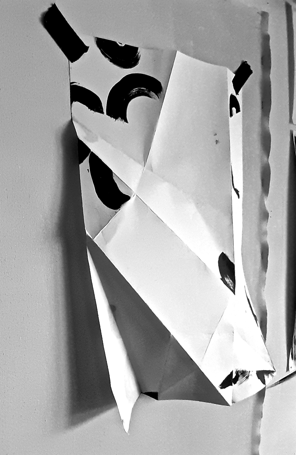 Folded paper for aluminium idea
